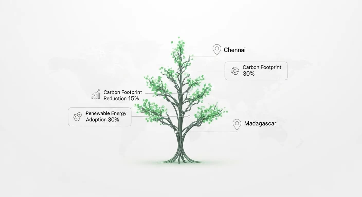 Sustainability Impact Infographic